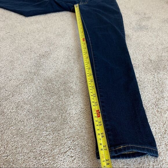 LEVI’S 711 skinny jeans midrise dark Wash Sz 27 - Picture 11 of 13